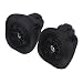 BQLZR 9.1cmx9.7x4.9cm Negro Izquierda y Derecha Lightweigt Ruedas de Equipaje Accesorios para...