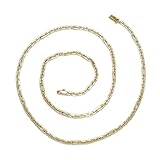 Never Say Never Massive Herren-Halskette aus 18-karätigem Gelbgold, 3,5 mm breit und...