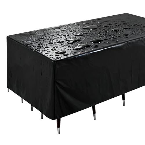 Housse de protection meuble de patio imperméable 150x150x75 cm