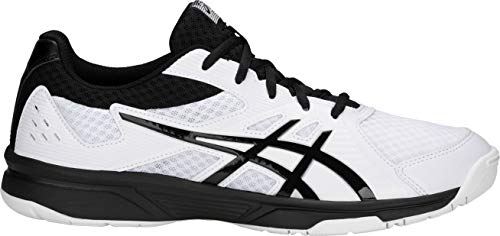 ASICS Men's Upcourt 3 Volleyball Shoes, 10M, White/Black