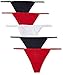 Produktbild Amazon-Marke: Iris & Lilly Damen G-String mit Spitze, 5er-Pack, Mehrfarbig (Night Sky/ Scarlet Sage/ White), XS, Label: XS