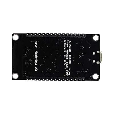 ACEIRMC 3pcs ESP8266 Serial Wireless Module CH340 NodeMcu ESP-12E V3 Lua WiFi Internet of Things New Version Development Board Compatible with Arduino IDE/MicroPython (3pcs)