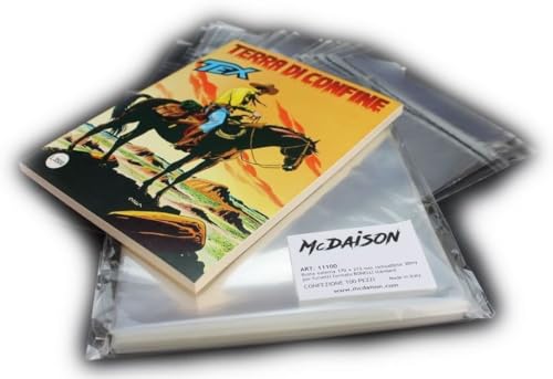 DESCRIZIONE variante 17 x 21,3: questa busta è adatta a contenere TEX dal n. 121 in poi, DYLAN DOG, ZAGOR, COMANDANTE MARK, MARTIN MYSTERE