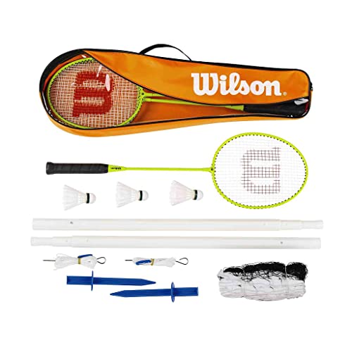 Wilson Set da Badminton, Include 4 Racchette, 3