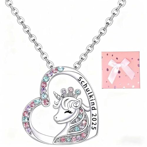 Personalisiertes Einschulungsgeschenkset Für Mädchen – Einhorn-Geschenkbox Von GRAZDesign