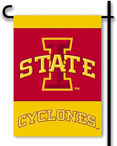 Pro Sport Collegiate Garden Flag - 2-Sided Weatherproof (Iowa State)