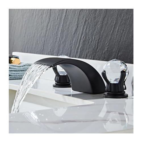 Grifo de cascada para baño con control de agua fría y caliente 7