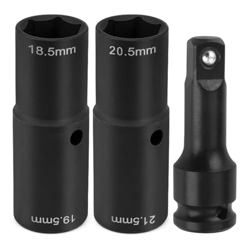 Juego de enchufes de acero al cromo molibdeno de 1/2 pulgada para coche 2