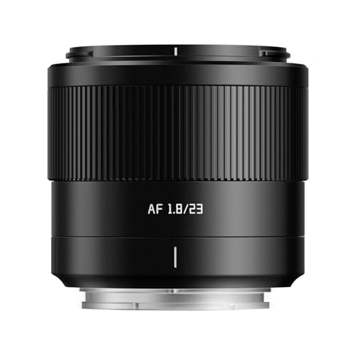 TTArtisan AF 23mm F1.8 E�}�E���g APS-C �P�œ_�����Y (�������K�i�E���[�J�[2�N�ۏؕt) �I�[�g�t�H�[�J�X �\�jE���������Y ����a �u���b�N �~���[���X�p ���i�E�|�[�g���[�g�B�e�Ή� �������w
