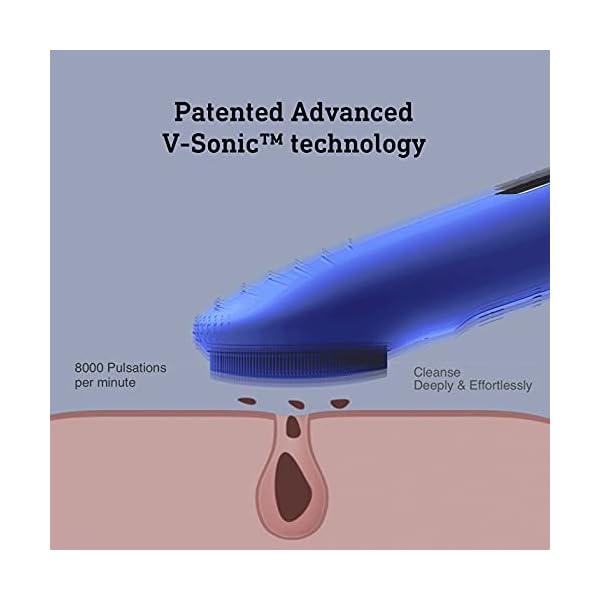 Sonic-Facial-Cleansing-Brush-Waterproof-Face-Scrub-Brush-for-Men-Women-Rechargeable-Face-Brushes-for-Cleansing-and-Exfoliating-Electric-Face-Scrubber-Cleanser-Brush-Blue NÃ¥graCoola CLIE Facial Cleansing Brush, Waterproof and Rechargeable Face Scrub Brush for Men & Women, Cleansing, Exfoliating and Massaging, Electric Face Scrubber - Blue