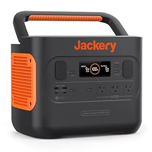 Jackery Explorer 2000 PRO Portable Power Station, 2160Wh Capacity with 3x2200W AC Outlets, Fast Charging, Solar Generator for Home Backup, Emergency, RV Outdoor Camping (Solar Panel Optional)