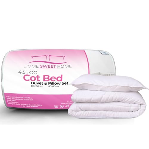 Non Allergenic Duvet & Pillow Junior 120x150 4.5 Tog + Pillow