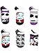 The Nightmare Before Christmas Womens 6 pack Socks (9-11 (Shoe: 4-10), Jack Sally Purple)