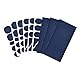 PERFETSELL 9 Blätter Daunenjacke Reparaturflicke Daunenjacke Reparatur Set Nylon Reparatur Flicken Patch Selbstklebendes Reparaturset für Daunenjacke Flicken für Jacke Zelt (Dunkelblau)