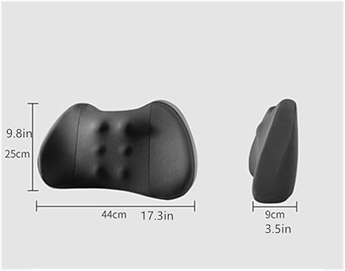 Miniatura 6 de ZLOHPAE Cojín de espuma viscoelástica para asiento de automóvil, almohada de soporte de cintura para silla de oficina, alivio del dolor de espalda