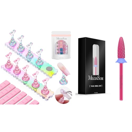 MelodySusie 2 Sets Aurora Nail Stand para uñas postizas miniatura 1