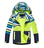 Resistente al agua y al viento: nuestros impermeables con forro polar para niños pueden protegerte en la lluvia ligera o el viento. Es muy resistente al viento, se utiliza como un abrigo de viento para niños, ropa de lluvia o chaqueta de clima frío para niños y niñas.