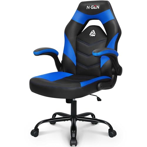 N-GEN GAMING Video Gaming Chair Ergonomic Office Desk Chair with ...