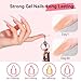 Makartt Hema-Free Poly Nail Gel Spring 50ML Nude Extension Builder, Trending Stylish Elegant Colors for All Season, 3D Molding Hard Gel Manicure - French Press