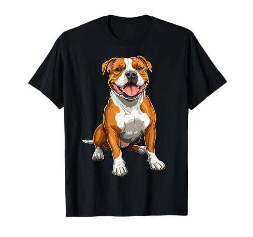 American Bully Dog Graphic Pet Illustration American Bully T-Shirt