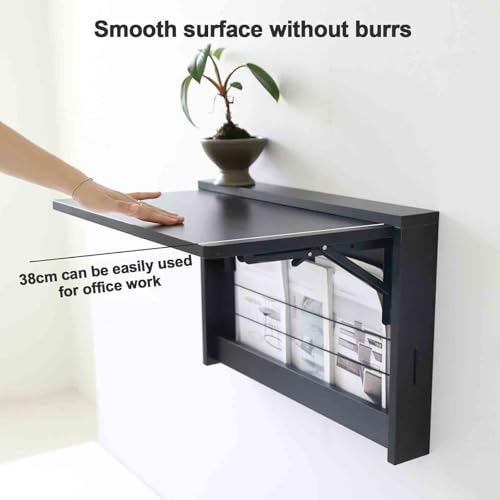Table à manger pliable avec rangement et forte capacité de charge - 5