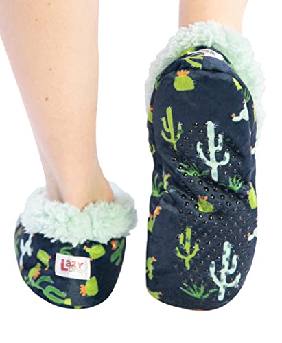 Image of Lazy One Fuzzy Feet Slippers for Women, Cute Fleece-Lined House Slippers, Cute Slipper Socks