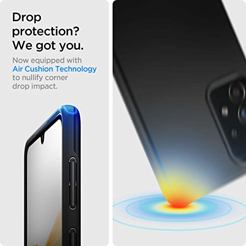 Image of Spigen Thin Fit Back Cover Case Compatible with Samsung Galaxy A33 5G (TPU + Poly Carbonate | Black)
