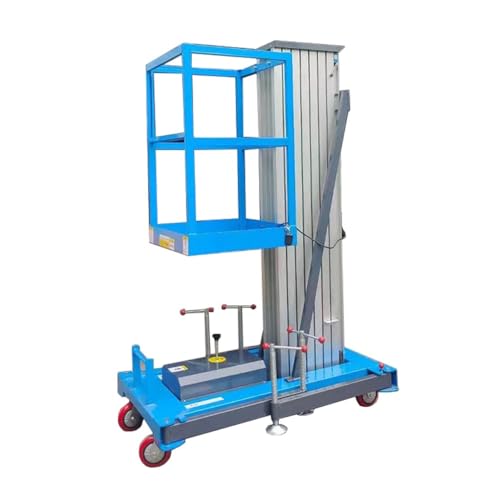 MJFGOU Hydraulic Lifting Platform,4-Wheel Anti Slip Electric Lifting Platform, Hydraulic Scissor Forklift for Material Processing and Lifting,Lift Aerial Work Platform Table