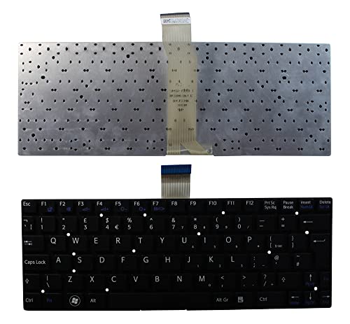Clavier PC portable Sony Vaio SVT11223CXW de rechange Power4Laptops noir