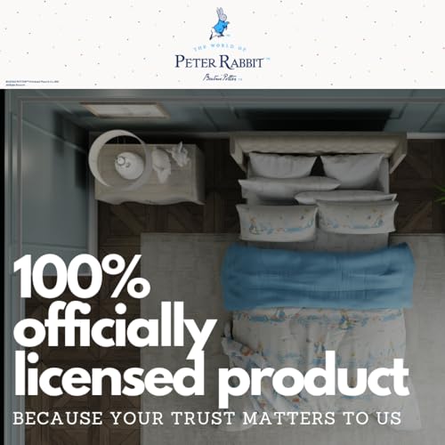 image for Franco Peter Rabbit Kids Bedding Super Soft & Cozy Reverisble Microfib