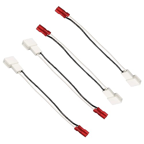 72-8104 Speaker Adapter Wire Harness Replacement for Toyota Camry Corolla Tacoma Tundra Scion Pontiac Car Front Rear Speaker Wire Harness Adapter (4Pcsï¼‰