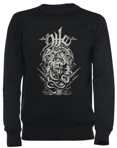 Sweat-shirt noir Nile unisexe idéal pour le télétravail et les sorties