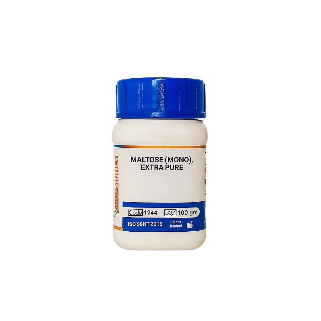 TM MEDIA Maltose (Mono) EXTRA PURE, Lab Grade (EP & AR) Chemical for Agriculture, Industrial and Lab purposes. 100 gm-image-39