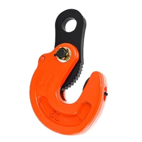 Luercher One Color Lifting Clamp Vertical Plate Lifting Clamp With Lock Hoist Hook Industrial Steel Plate Lifting Clamp For Transporting(5T)