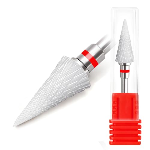 Foret à ongles en céramique embout conique manucure pédicure gel