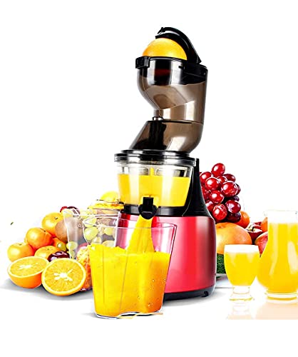 ERoomQ Juicer Machines,Slow Juicer Masticating Juicer Wide Mouth Juicers Cold Pressed Fruits and Vegetables Quiet Anti-Oxidation