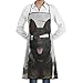 NA Wodoodporny fartuch z kieszenią 52 cm 72 cm, fartuch unisex owczarek niemiecki