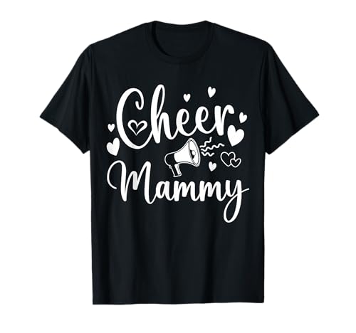 Funny Cheer Mammy Cheerleading Cute Mom Grandma Matching T-Shirt