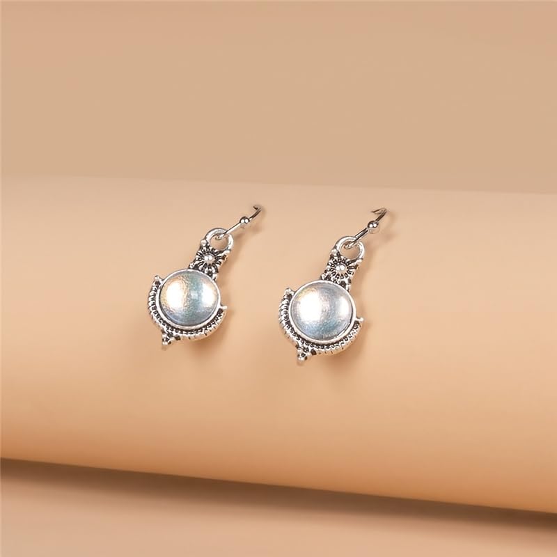 Luxurious Vintage Moonstone Statement Long Drop Dangle Earrings - Drop Dangle Jewelry for Wedding Party, Gift Idea, Durable, Shining, Elegant, and Sophisticated Accessories4