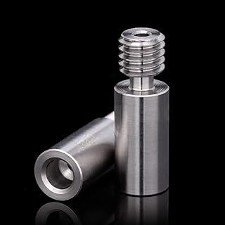 2-Pack Titanium HeatBreak Throat Taitanium Alloy Thermal Barrel Tube for Original Kraken Chimera Chimera+ Cyclops Cyclops+ Hotend 3D Printer