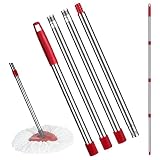 Mop Replacement Handle - Stainless Steel Mop/Broom/Brush Replace Handle Compatible with O Cedar Spin