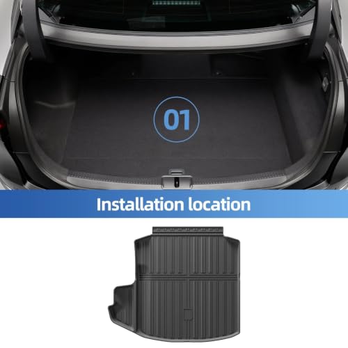 Tapis de sol Toyota Crown protégeant contre boue et usure 4P - 3
