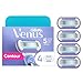 Gillette Venus Women's Swirl 5 Contour Blade Razor Refills, 4 Count