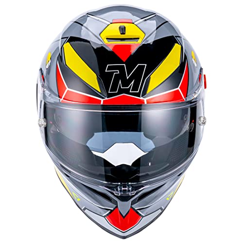 Myamis K5 Motorcycle Helmets Adult Full Face Men Womens Helmet Dot Certified (Gray Challenger, Xxl) #TOP2