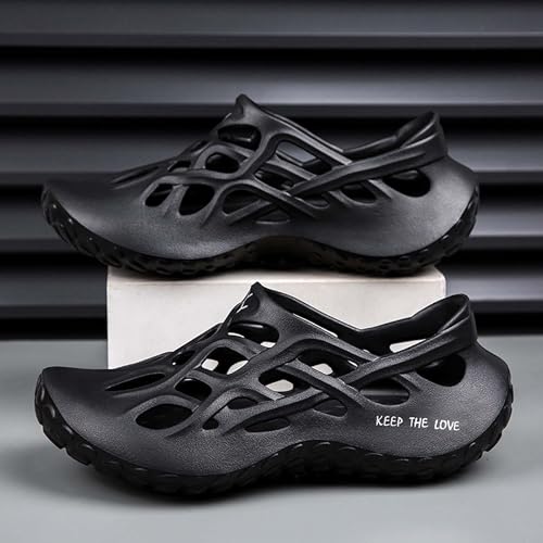 Men's Garden Shoes Summer Thick Bottom Hollow Out Sports Sandals Arch Support Water Shoes Outdoor Hiking Quick Drying Beach Swimming Walking Sandal Slippers3
