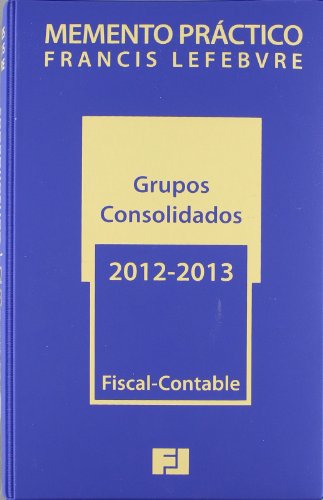 Portada de Memento Grupos Consolidados 2012-2013