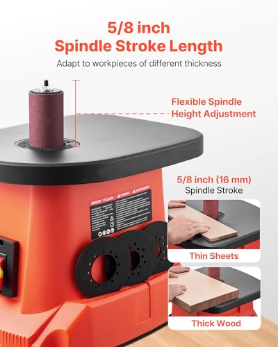 VEVOR Oscillating Spindle Sander 2400RPM