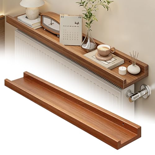 Wooden Radiator Shelf - Space Maximizing Heat Cover, Dust-Proof Design,