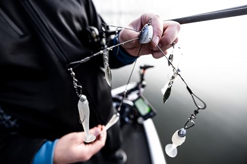 Strike King Tour Grade Titanium Umbrella Rig, Señuelo para Pesca de Bass miniatura 2