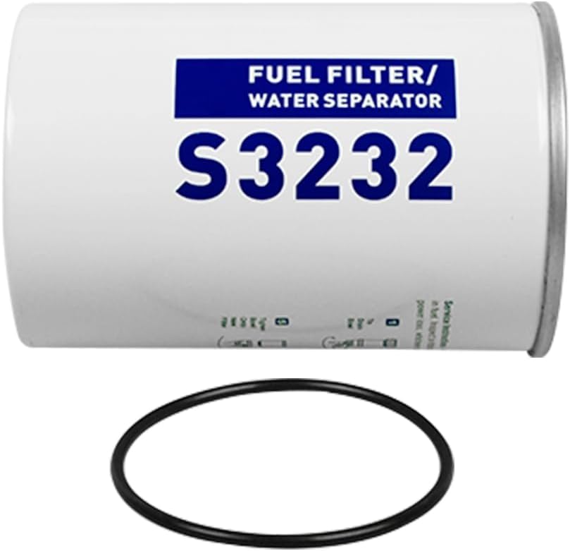 S3232 Fuel Water Separator Filter Compatible with Marine Engine Gas Gasoline Spin-On 660 Series Marine Replace 660RRAC01 660R-RAC-01 18-7949